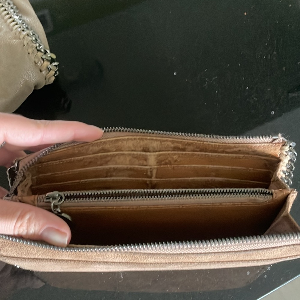 Stella McCartney Taupe shoulder bag with wallet - Picture 5 of 6
